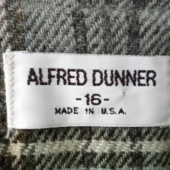 'Alfred Dunner' Plaid Jacket Size 16 Wool blend EUC - Picture 2 of 12